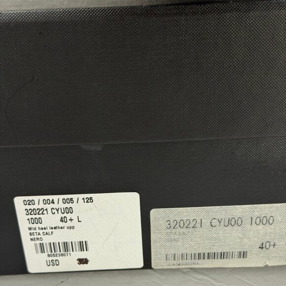 Saint Laurent black platform leather pumps size 10.5 / eu 40.5 - Picture 8 of 8